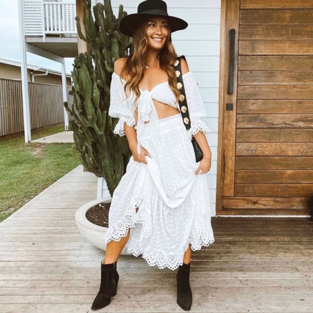 Spell Daisy Chain Maxi Skirt